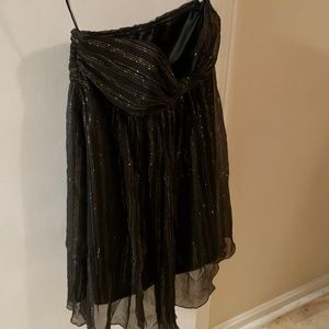 Express black halter dress